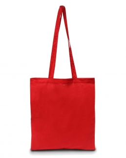 Shopper in cotone manici lunghi