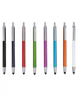 Penna touch slim metalizzata