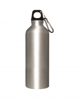 Borraccia in alluminio con moschettone da 500 ml