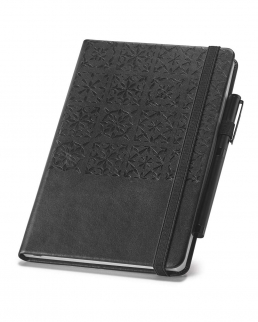 Notebook A5 con copertina rigida in similpelle
