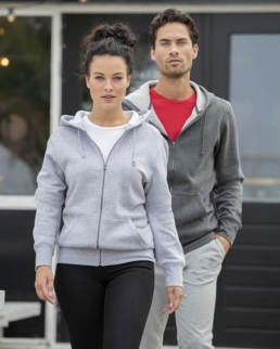 Felpa con cappuccio e zip Hoody