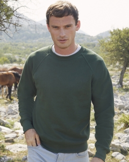 Felpa con maniche raglan