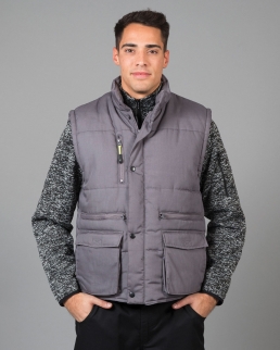 Gilet in poliestere e cotone Spain