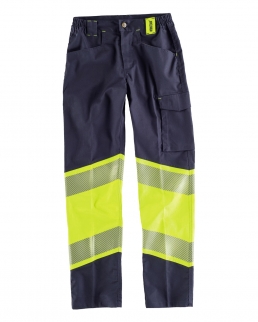 Pantalone elasticizzato bidirezionale combinato