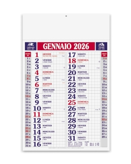 Calendario olandese Quadrettato