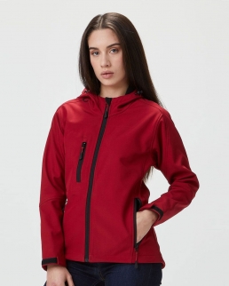 Giacca Softshell Donna con cappuccio