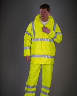 Giacca antipioggia traspirante Hi-Vis Soft Flex