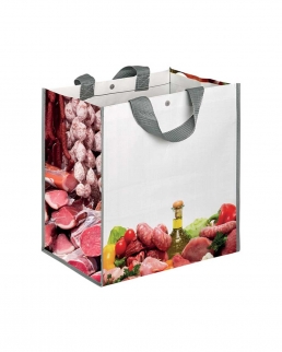 Borsa shopping con soffietto Meatbox