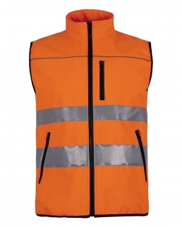 Gilet workshell alta visibilità