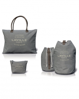 Set da Viaggio Vintage LAVILLE PARIS in polycotton