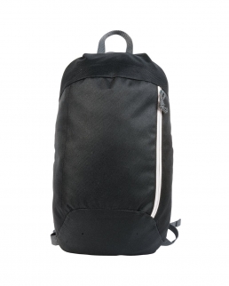 Zaino nero con particolari colorati