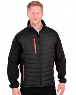 Softshell Imbottito Black Compass