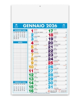 Calendario olandese Multicolor Notes