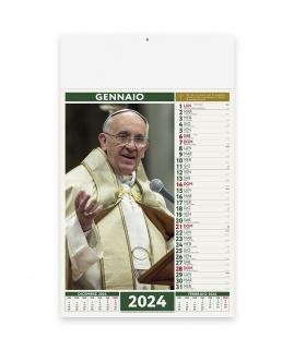 Calendario mensile Papa Francesco