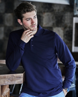Polo Luxury Stretch manica lunga