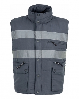 Gilet imbottito collo alto