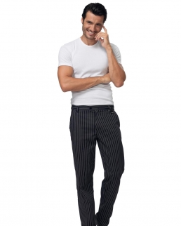 Pantalone Denzel gessato