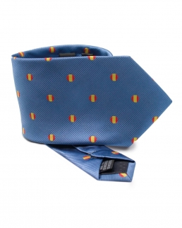 Cravatta in microfibra Blu