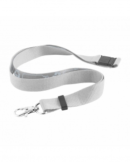 Lanyard in R-PET con sgancio di sicurezza