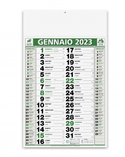 Calendario Olandese Classic note