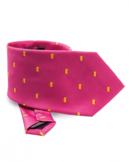 Cravatta in microfibra rosa