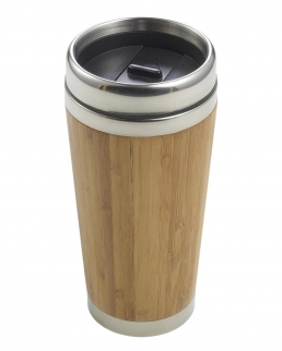 Tazza termica con rivestimento in bamboo 400 ml Sabine