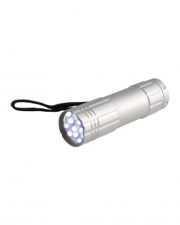 Torcia in alluminio 9 led