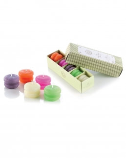 Set candele Macarons La Gourmanderie