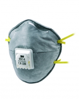 Maschera protettiva 3M 9914 con valvola / ffp1