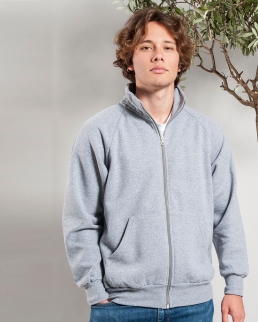 Felpa Ecosostenibile Jacket zip lunga