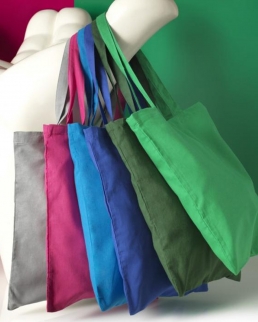 Shopper colorate in cotone personalizzate