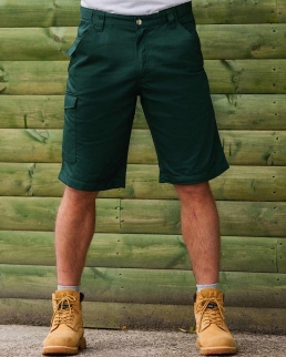 Shorts da lavoro in twill