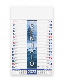 Calendario mensile 4 Stagioni