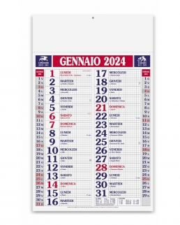 Calendario olandese Quadrettato
