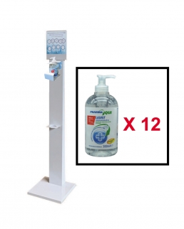 KIT piantana con Supporto e 12 flaconi Gel