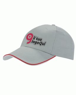 Cappellino 6 pannelli rigido