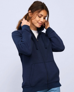 Felpa donna full zip con cappuccio Spike Women