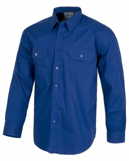 Camicia da lavoro maniche lunghe con 2 taschini