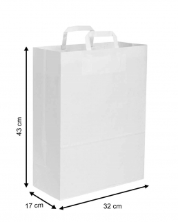SHOPPER IN CARTA 100 GR MANIGLIA PIATTA