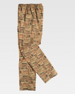 Pantalone unisex stampato