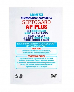 Septoguard ap plus salvietta igienizzante Superfici