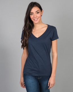 T-shirt girocollo slubby Antigua lady