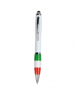 Penna con pennito touch screen Tricolore