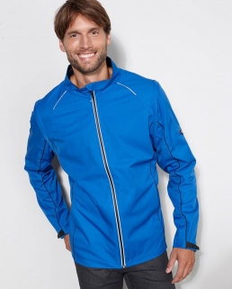 Giacca uomo in softshell con tessuto a 3 strati