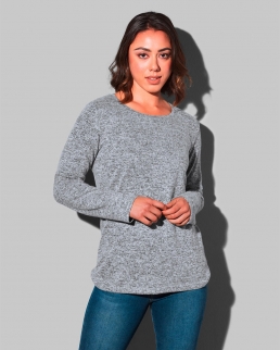 Felpa donna Knit maniche lunghe