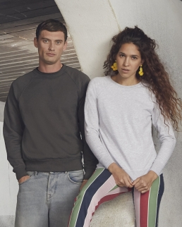 Felpa uomo raglan leggera