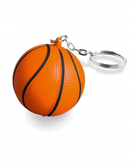 Portachiavi antistress a forma di palla da basket