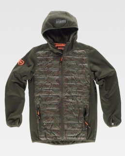 Softshell imbottito camouflage