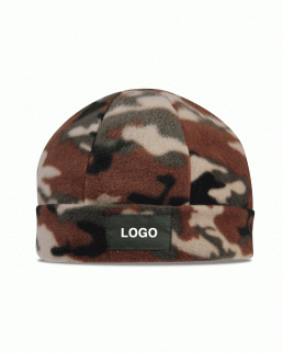 Cappellino zuccotto in pile militare