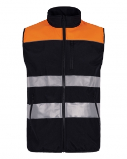 Gilet Workshell con tessuto Ripstop